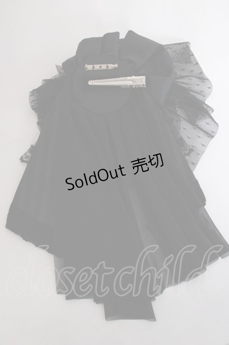画像5: Ozz oneste / Dark Wizard コサージュハット  黒 Y-26-07-07-013-OO-AC-SZ-ZY (5)