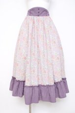 画像1: Kurumi Collaboration / グレイスフルコルセット風ロングスカート SS ラベンダー Y-26-07-07-128-LO-SK-SZ-ZY (1)