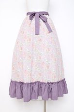 画像2: Kurumi Collaboration / グレイスフルコルセット風ロングスカート SS ラベンダー Y-26-07-07-128-LO-SK-SZ-ZY (2)