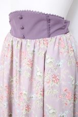 画像3: Kurumi Collaboration / グレイスフルコルセット風ロングスカート SS ラベンダー Y-26-07-07-128-LO-SK-SZ-ZY (3)