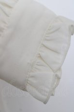 画像4: axes femme / カメオ付ラッフルフリルブラウス M 生成り Y-26-07-07-028-AX-BL-SZ-ZY (4)
