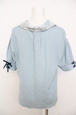画像2: axes femme / 【美女と野獣】刺繍ブラウス M サックス Y-26-07-09-045-AX-BL-SZ-ZY (2)