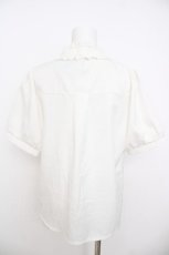 画像2: axes femme / リボン×ジャボブローチブラウス L 生成り Y-26-07-09-054-AX-BL-SZ-ZY (2)