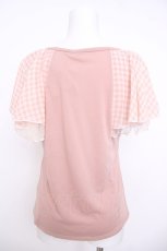 画像2: axes femme / フレア袖レースアッププルオーバー M アワピンク Y-26-07-09-062-AX-TO-SZ-ZY (2)