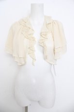 画像1: axes femme / シフォン重ねレースボレロ M 生成り Y-26-07-09-072-AX-TO-SZ-ZY (1)