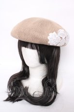 画像1: m petit by misako / TT*AMレースサーモベレー 57.5cm ベージュ Y-26-07-09-009-LO-AC-SZ-ZY (1)