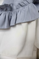 画像4: Chalmiere / 不思議の国のジャンパースカート M サックス Y-26-07-09-104-AX-OP-SZ-ZY (4)