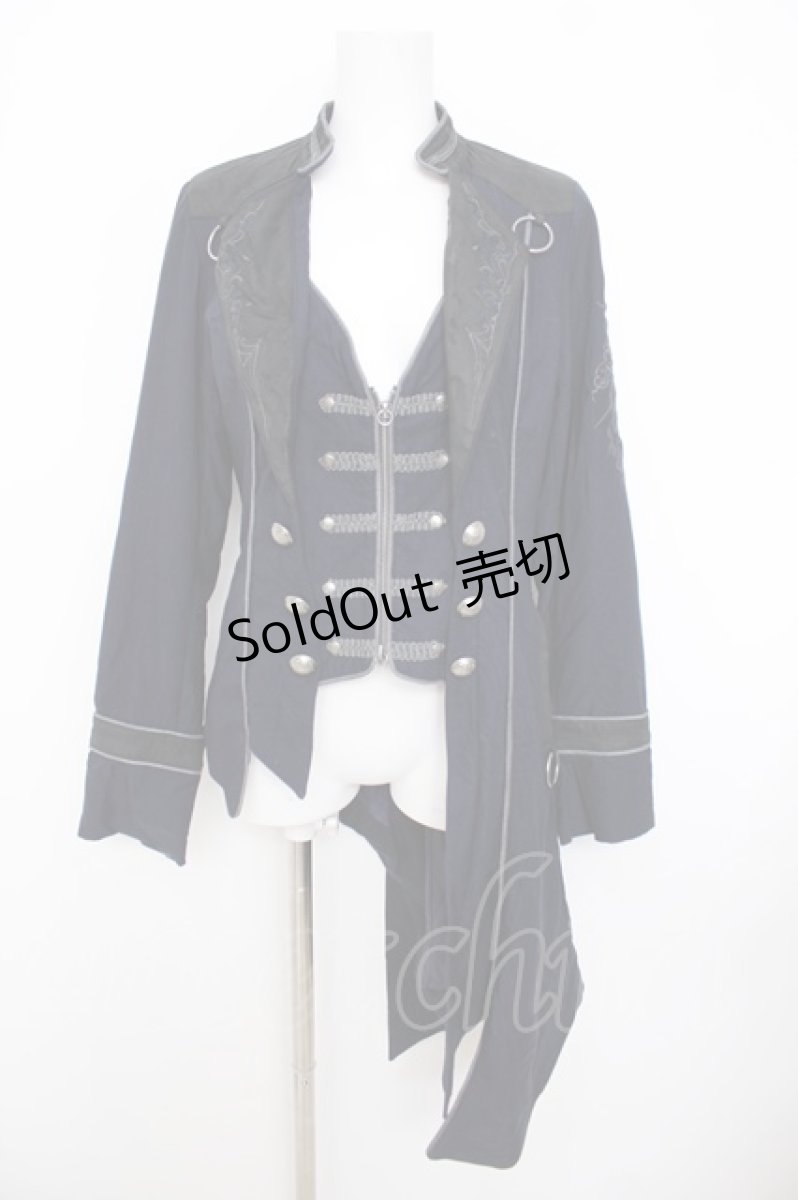 画像1: Ozz oneste / なむあみだ仏っ！-蓮台 UTENA-帝釈天ジャケット  紺 Y-26-07-09-105-OO-JA-SZ-ZY (1)