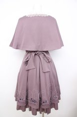 画像2: Amavel / Pretty Flowerケープワンピース F ラベンダー Y-26-07-09-111-CA-OP-SZ-ZY (2)