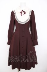 画像1: Innocent World / 丸衿ヨークワンピース M ブラウン Y-26-07-09-117-IW-OP-SZ-ZY (1)