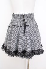 画像2: NOEMIE / キラキラハートバックルレースアップスカパン M 黒/ギンガム Y-26-07-09-122-LO-PA-SZ-ZY (2)