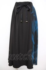 画像1: axes femme POETIQUE / プリーツ切り替えスカート M ブルー Y-26-07-09-128-AX-SK-SZ-ZY (1)