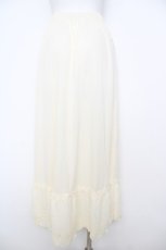 画像2: axes femme / 薔薇レースロングペチスカート  生成り Y-26-07-09-136-AX-SK-SZ-ZY (2)