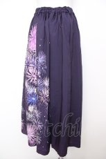 画像2: axes femme / 花火柄タックスカート F パープル Y-26-07-09-141-AX-SK-SZ-ZY (2)