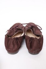 画像3: axes femme / スエードバラ刺繍バブーシュ M 茶 Y-26-07-09-025-AX-SH-SZ-ZY (3)
