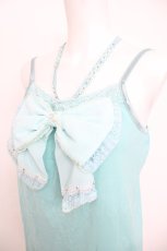 画像3: axes femme / ホルター付きBIGリボンキャミソール M ミント Y-26-07-09-028-AX-TO-SZ-ZY (3)