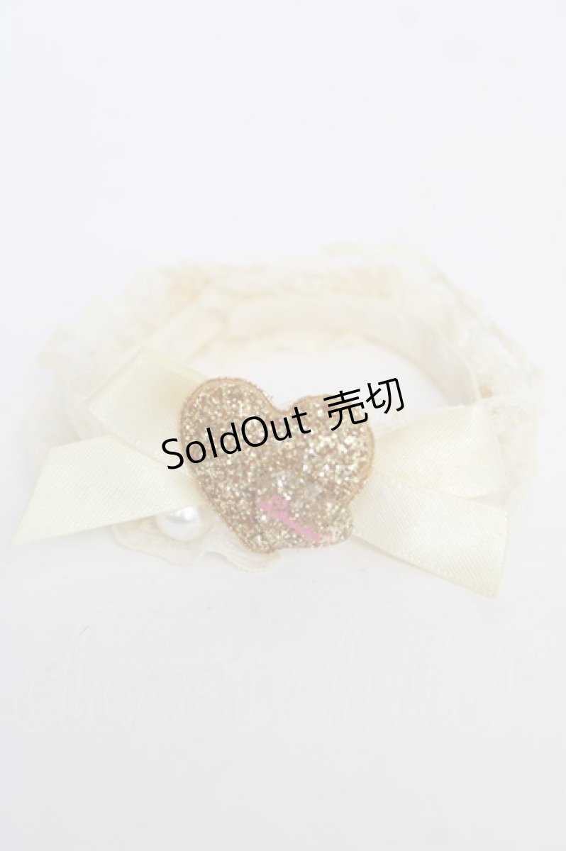 画像1: metamorphose / レースハートブレスレット   Y-26-07-11-007-ME-ZA-SZ-ZS (1)