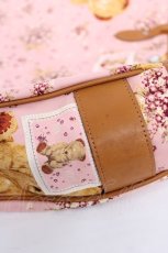 画像3: PINK HOUSE / テディ×勿忘草柄バッグ  ピンク Y-26-07-11-059-LO-BG-SZ-ZT0727Y (3)