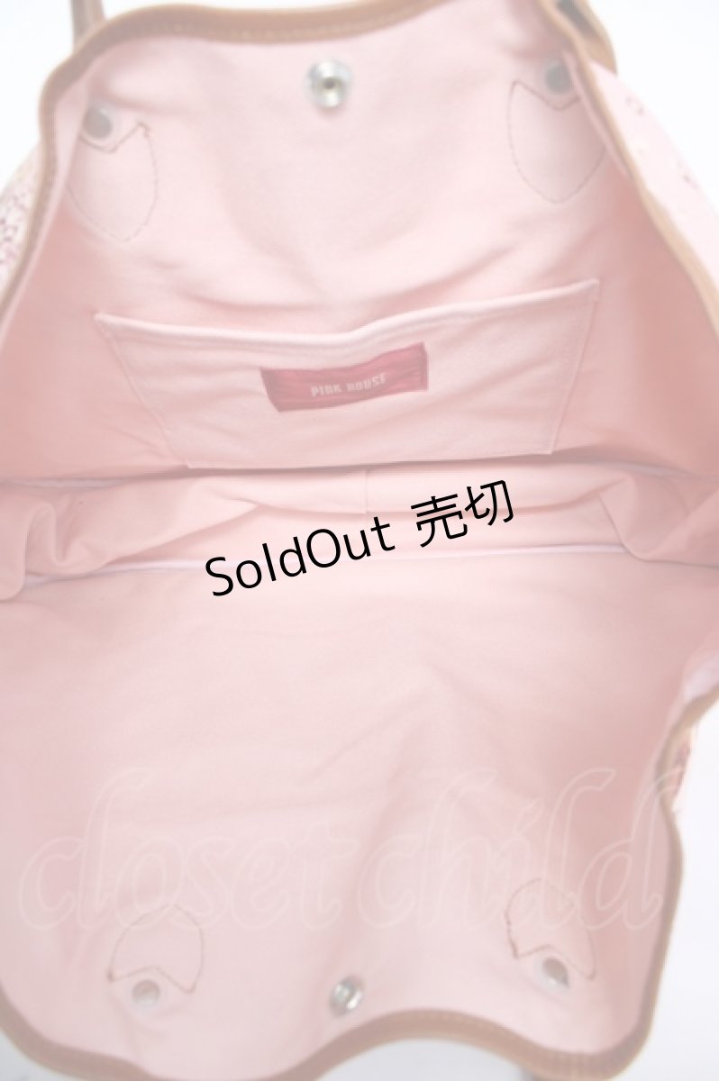 画像5: PINK HOUSE / テディ×勿忘草柄バッグ  ピンク Y-26-07-11-059-LO-BG-SZ-ZT0727Y (5)