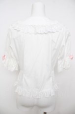 画像2: BABY,THE STARS SHINE BRIGHT / ゆらゆらいちごのHappy Berry Presentブラウス  シロ Y-26-07-11-067-BA-BL-IG-ZY (2)