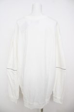 画像2: Amilige / サガラ刺繍くぎベアスウェット F 白 Y-26-07-11-079-PU-TO-SZ-ZS (2)