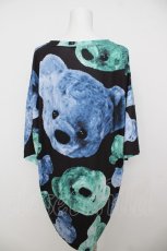 画像2: TRAVAS TOKYO / ベア総柄Tシャツ  黒 Y-26-07-11-083-PU-TO-SZ-ZS (2)