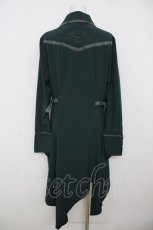 画像2: Ozz Croce / 刺繍入りシャツワンピース  グリーン Y-26-07-11-086-OO-OP-SZ-ZS (2)