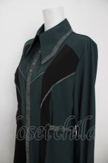 画像3: Ozz Croce / 刺繍入りシャツワンピース  グリーン Y-26-07-11-086-OO-OP-SZ-ZS (3)