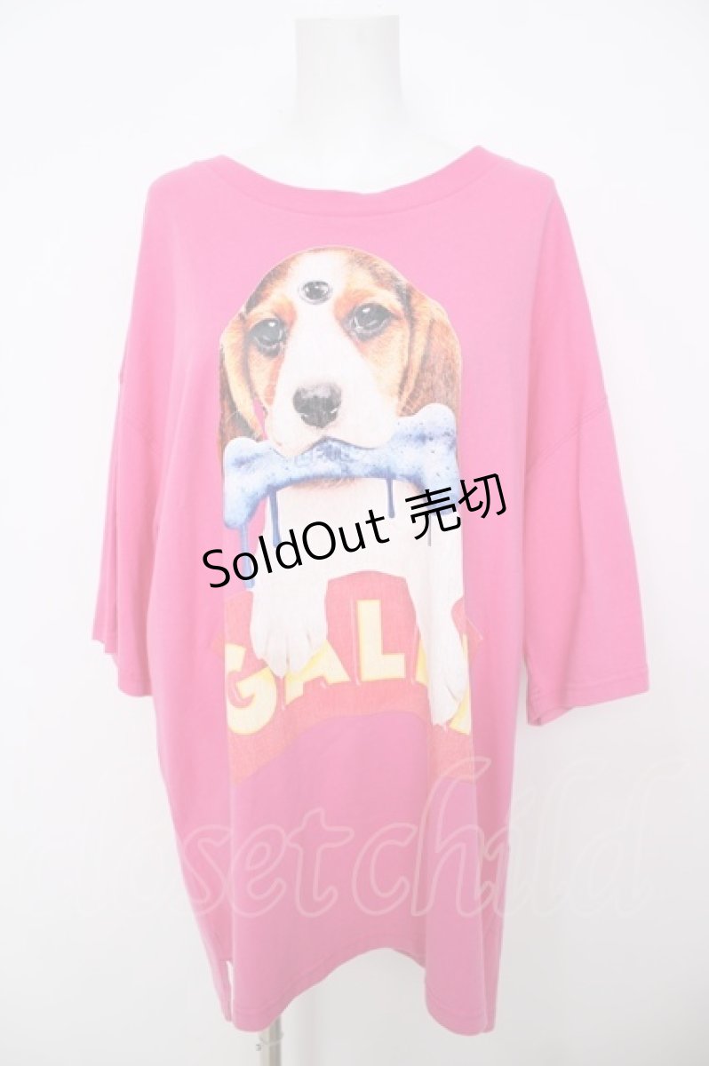 画像1: LAND by MILKBOY / 生 GALFY TEE 大型犬(XL) ピンク Y-26-07-11-089-MB-TO-SZ-ZS (1)