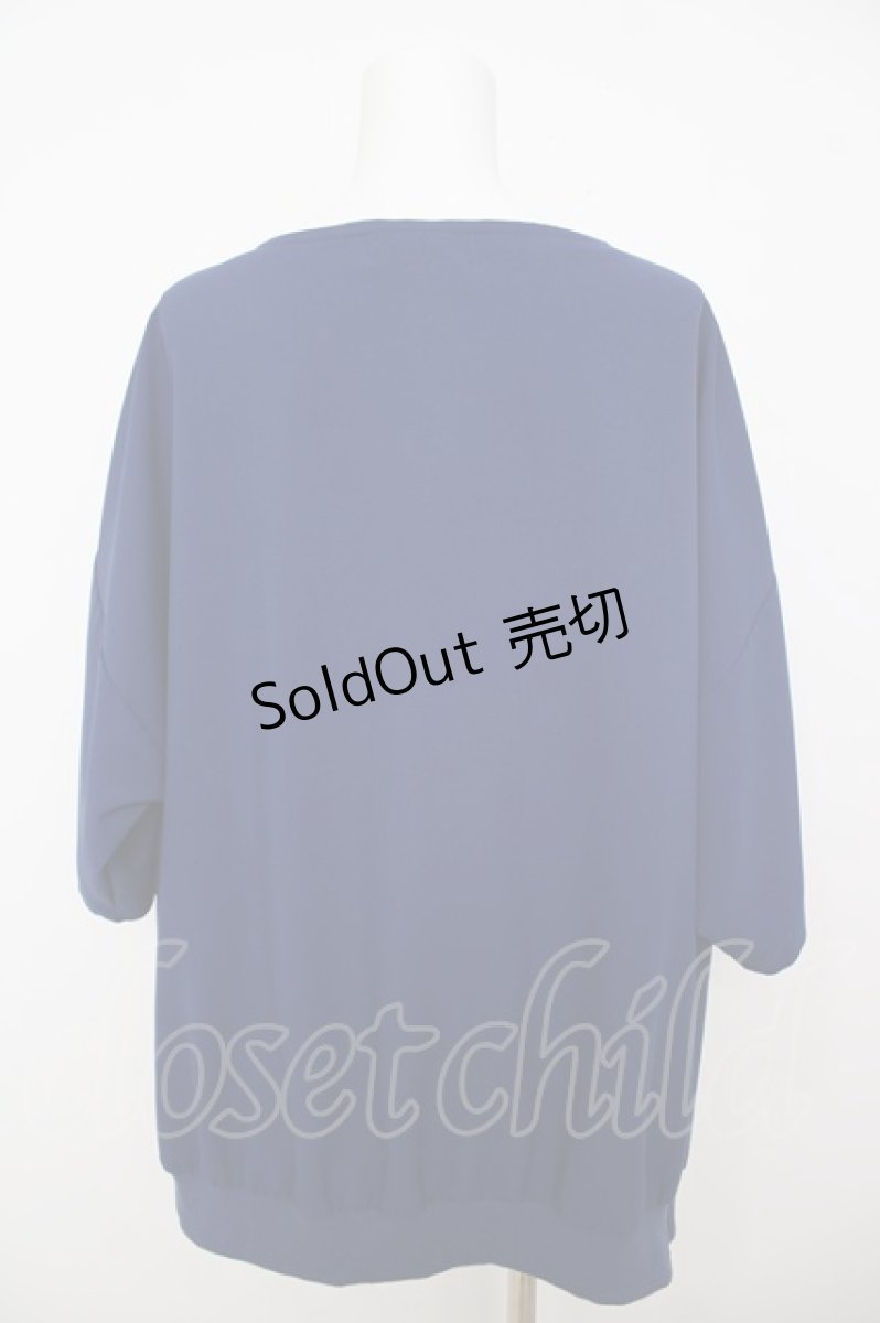 画像2: Deorart / 裾絞りドレープネックトップス L ネイビー Y-26-07-11-090-PU-TO-SZ-ZS (2)