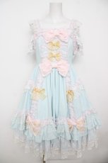 画像1: Angelic Pretty / ジェラートパーティフリルジャンパースカートSet  サックス Y-26-07-11-094-AP-OP-SZ-ZS (1)