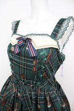 画像3: Angelic Pretty / British Bearジャンパースカート  グリーン Y-26-07-11-095-AP-OP-SZ-ZS (3)