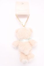画像2: Maison de FLEUR / 阪急西宮ガーデンズ限定ベアチャーム F ベージュ×ミント Y-26-07-11-014-LO-ZA-SZ-ZT0727Y (2)
