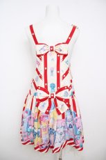 画像2: Angelic Pretty / Toy Doll Boxサロペットセット  オフ Y-26-07-11-098-AP-OP-SZ-ZS (2)