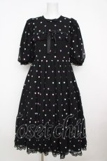 画像1: Angelic Pretty / Candy Petit Heartワンピース  黒 Y-26-07-11-102-AP-OP-SA-ZS (1)