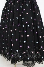 画像4: Angelic Pretty / Candy Petit Heartワンピース  黒 Y-26-07-11-102-AP-OP-SA-ZS (4)