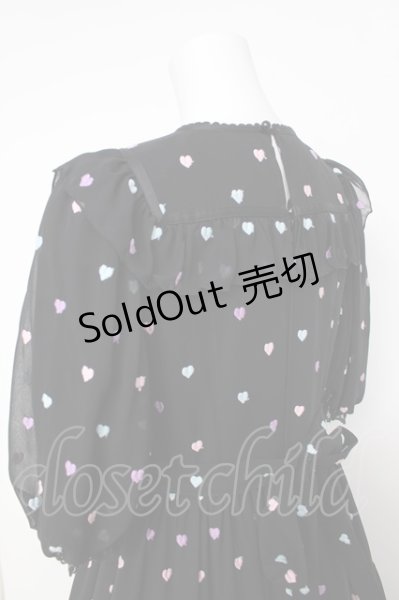 Angelic Pretty / Candy Petit Heartワンピース 黒 Y-26-07-11-102-AP
