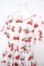 画像3: Melody BasKet / Fresh Cherry襟付きワンピース L オフ Y-26-07-11-109-LO-OP-SZ-ZS (3)
