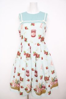 Melody BasKet / Strawberry picnicセーラー風ノースリーブワンピース