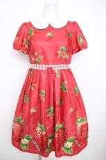 画像1: Emily Temple cute / Precocious Berryワンピース  レッド Y-26-07-11-113-ET-OP-SZ-ZS (1)