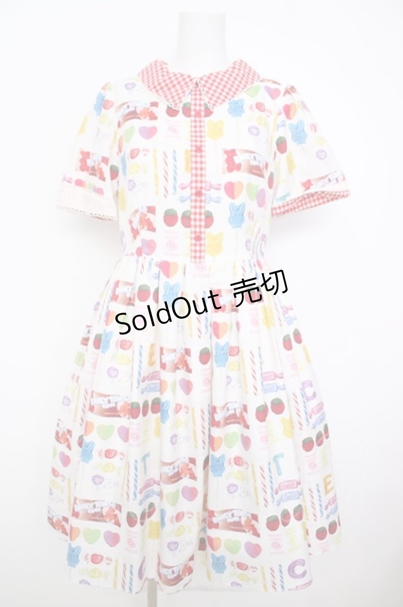 画像1: Emily Temple cute / pop'n candyワンピース  mix 白ベース Y-26-07-11-114-ET-OP-SZ-ZS (1)