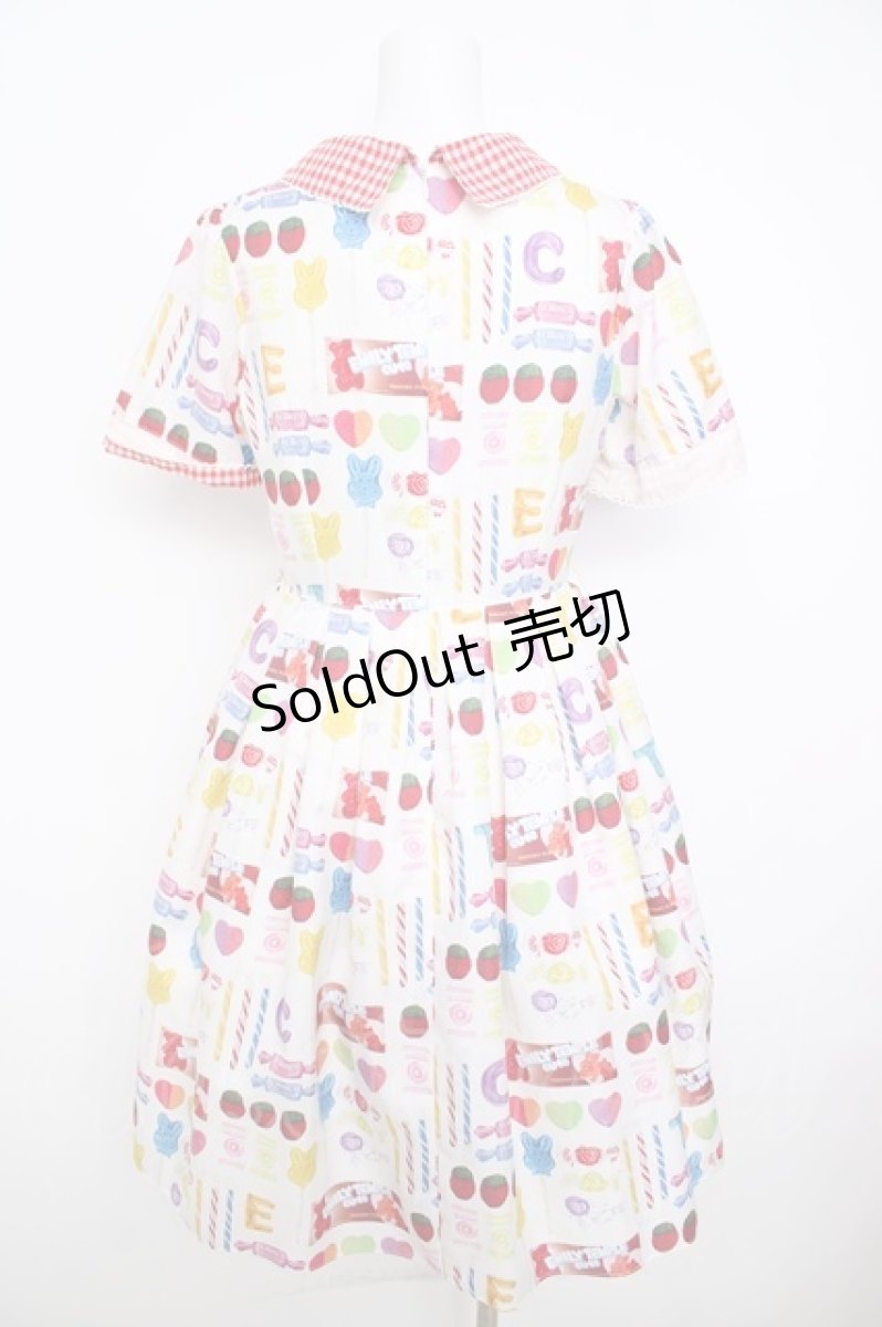 画像2: Emily Temple cute / pop'n candyワンピース  mix 白ベース Y-26-07-11-114-ET-OP-SZ-ZS (2)