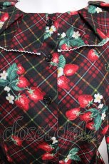 画像5: Emily Temple cute / Strawberry Tartanワンピース  黒 Y-26-07-11-115-ET-OP-SZ-ZS (5)