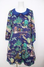 画像1: Emily Temple cute / オズワンピース M ネイビー Y-26-07-11-117-ET-OP-SZ-ZS (1)