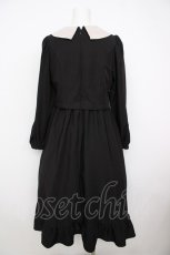 画像2: m petit by misako / サンリオキャラクターズコラボ クロミワッペン付きワンピース  黒 Y-26-07-11-119-LO-OP-SZ-ZS (2)
