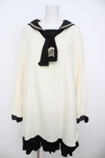 画像1: PUTUMAYO / テイルズオブベルセリアコラボ　ライフィセット・セーラーワンピ  生成り Y-26-07-11-128-PT-OP-SZ-ZS (1)