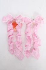 画像1: BABY,THE STARS SHINE BRIGHT / Flancesca Ribbonリボンクリップ  ピンク Y-26-07-11-031-BA-AC-SZ-ZS (1)