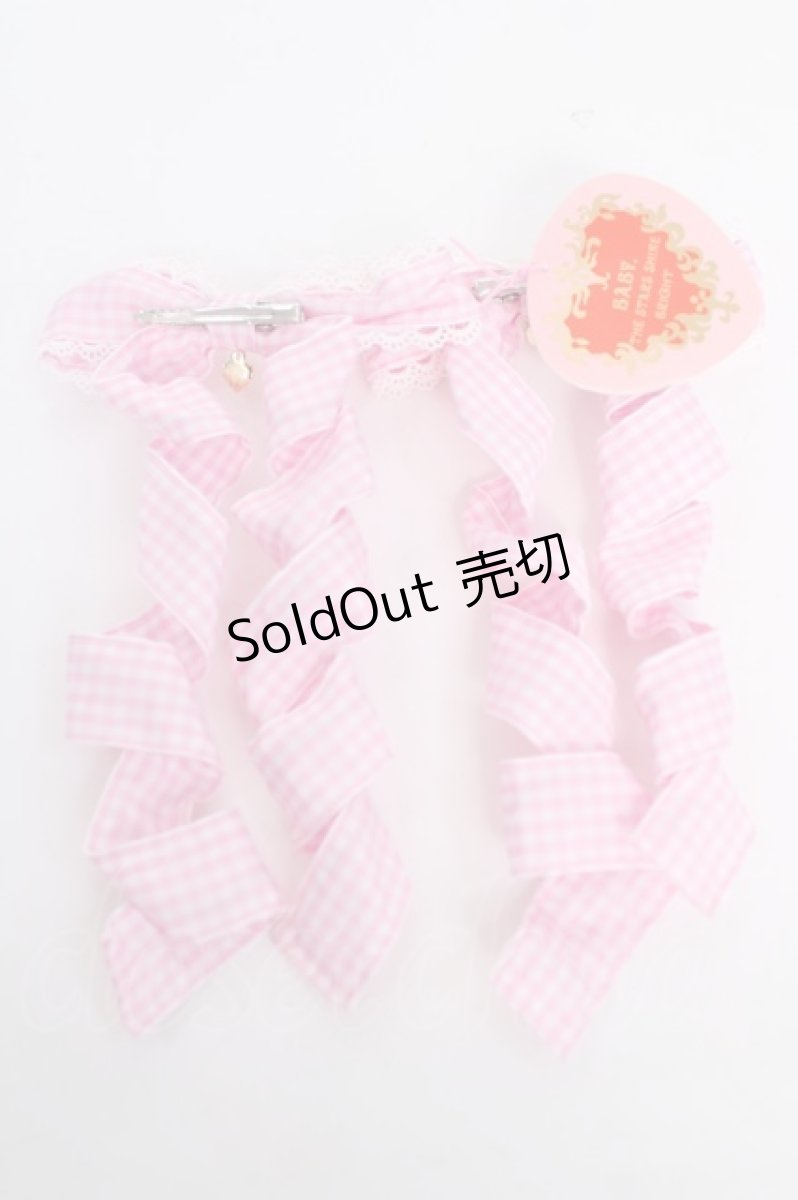 画像2: BABY,THE STARS SHINE BRIGHT / Flancesca Ribbonリボンクリップ  ピンク Y-26-07-11-031-BA-AC-SZ-ZS (2)