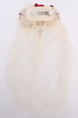 画像2: axes femme / プリエールヘッドドレス  生成り Y-26-07-11-032-AX-AC-SZ-ZY (2)