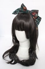 画像1: Angelic Pretty / British Bearカチューシャ  グリーン Y-26-07-11-043-AP-AC-SZ-ZS (1)